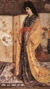 James Mcneill Whistler Whistler-s passion for all things oriental is presented here in his the princess from the Land of Porcelain USA oil painting artist
